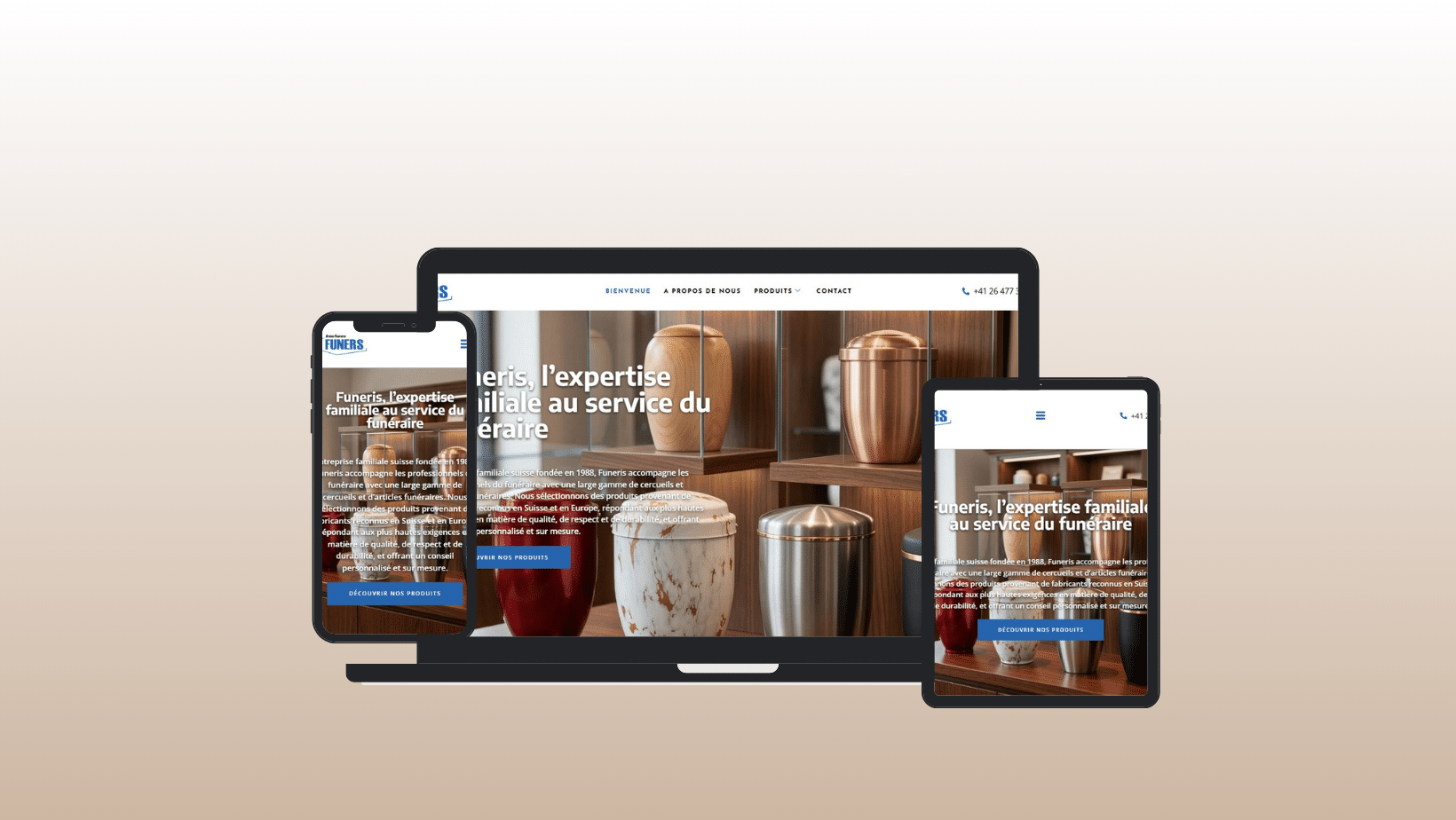 Beige Modern Mockup Facebook Cover 4