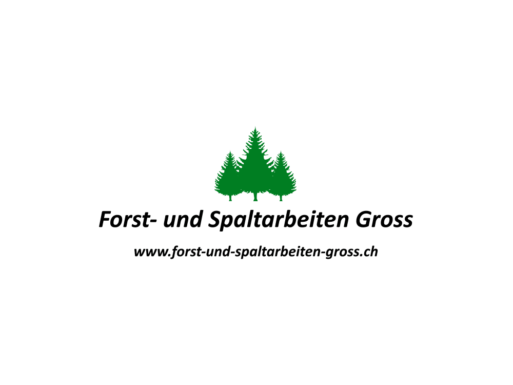 Forestry and splitting work Gross LOGO